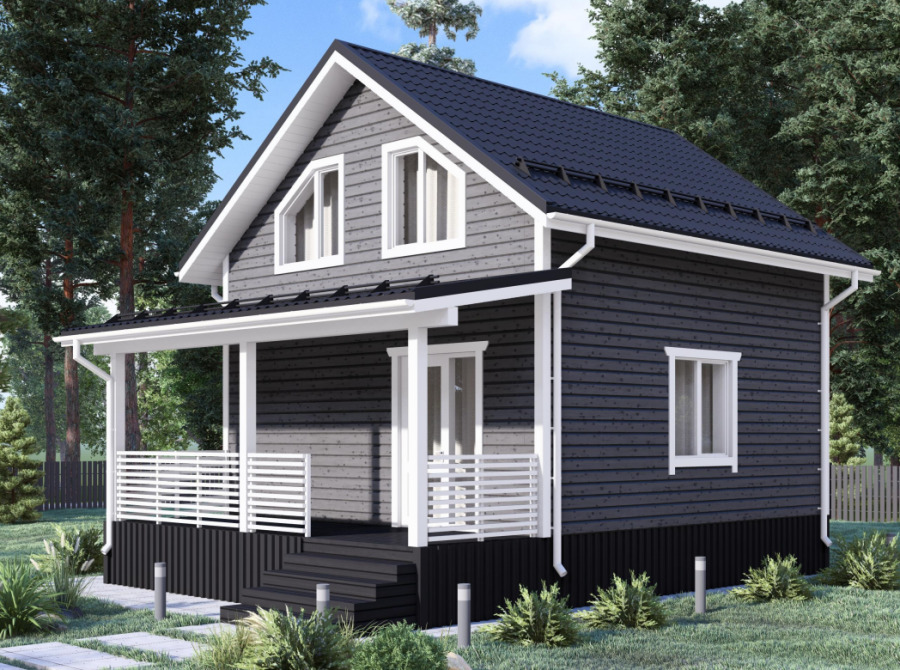 Проект дома Классик, 77,6 м²