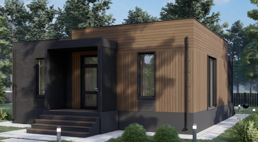 Проект дома Техас, 67,3 м²