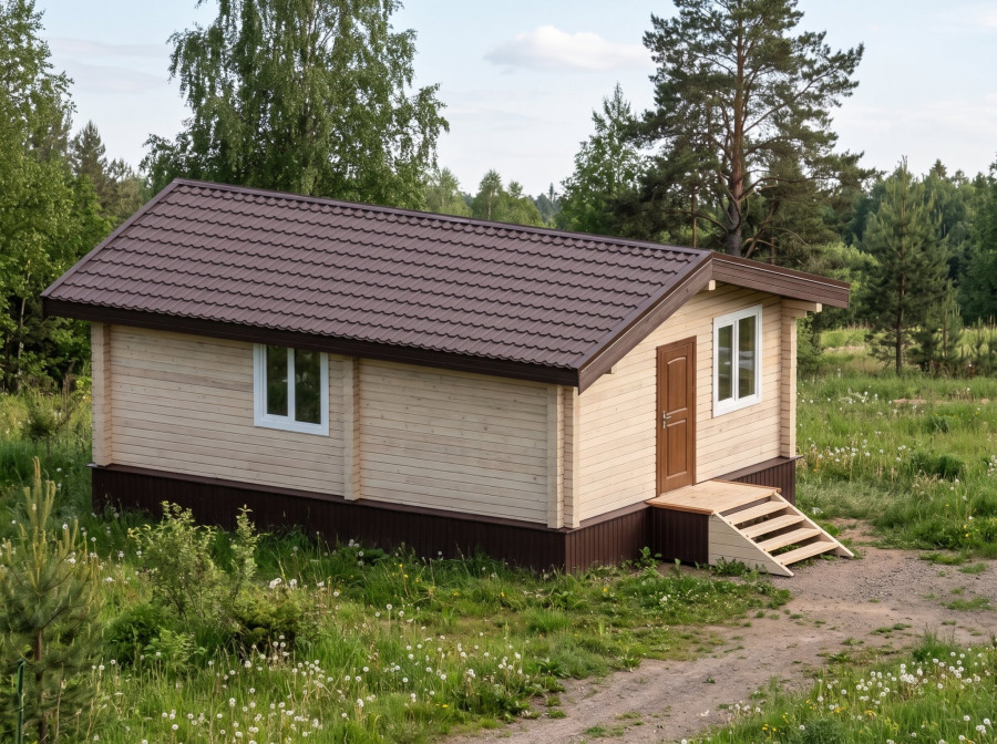 Проект дома Дом 6 × 6 м, 43,2 м²