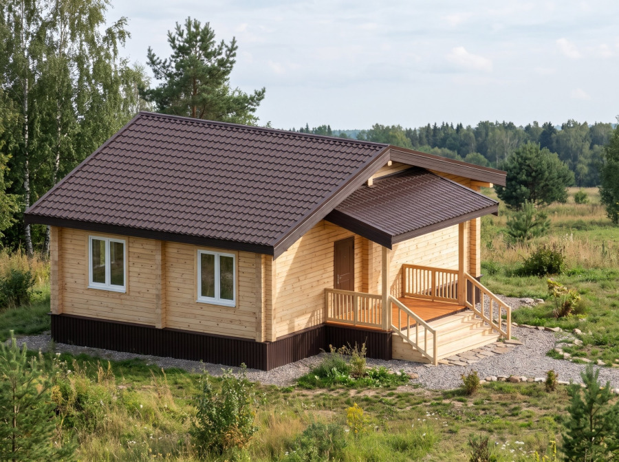 Проект дома Дом 6 × 6 м, 69,5 м²
