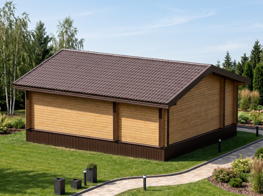 Проект дома Дом 6 × 8 м, 64,2 м²
