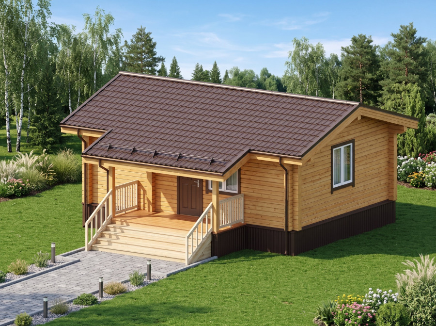 Проект дома Новый дом, 42,5 м²