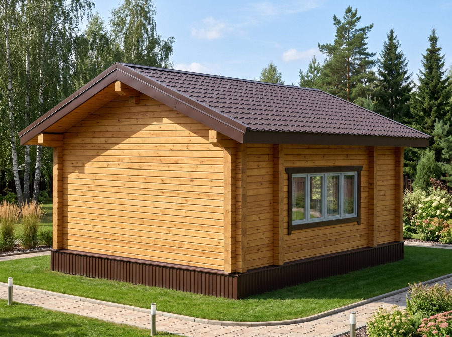 Проект дома Дом 6 × 8 м, 86,3 м²