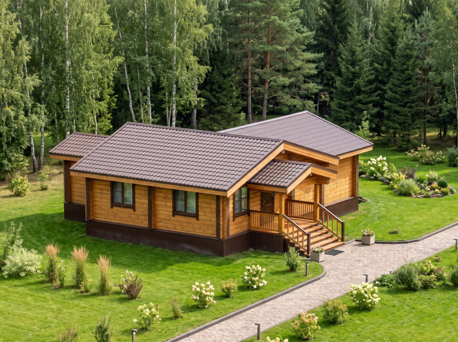 Проект дома Новый дом, 92,3 м²