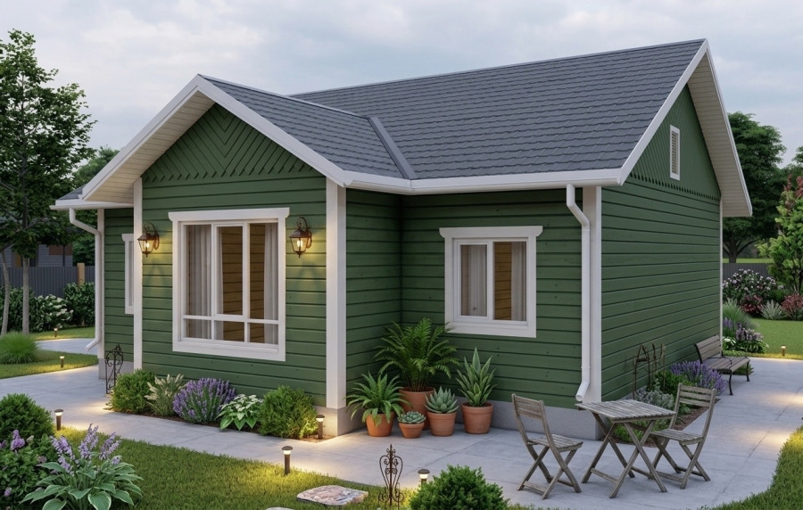 Проект дома Проект "Авангард", 76,1 м²