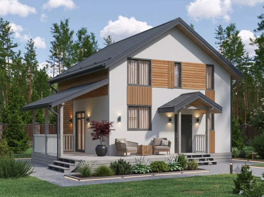 Проект дома Проект "Немо", 124,5 м²