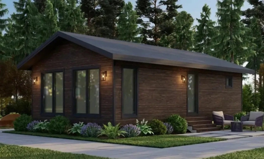 Проект дома Проект "Лесник", 50,7 м²